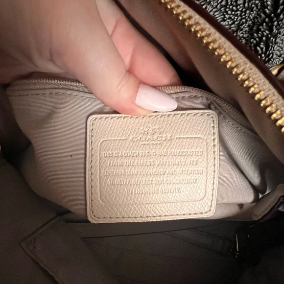 Coach Cora beige and white Dome crossbody bowler bag - Picture 4 of 9